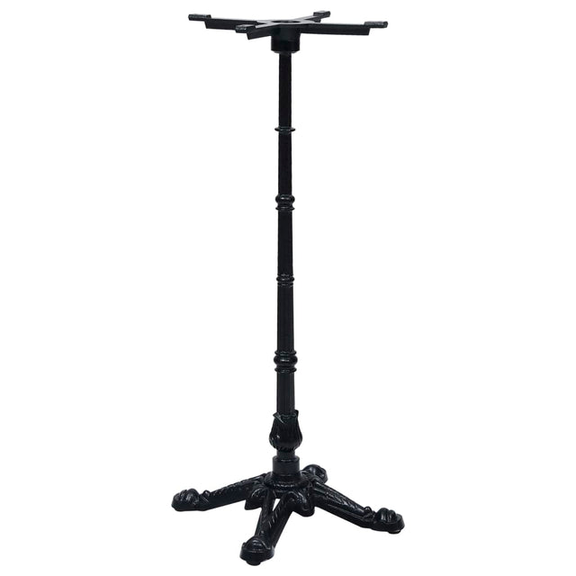 Vidaxl bistrotafelpoot 52x52x108 cm gietijzer zwart
