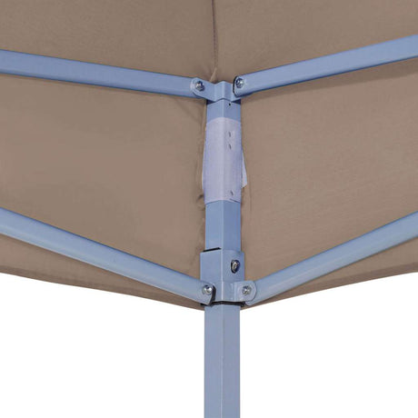 Vidaxl imprezowy dach namiotu 270 g m² 3x3 m Taupe