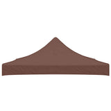 Vidaxl Party Tent Dach 270 G m² 3x3 M Brown