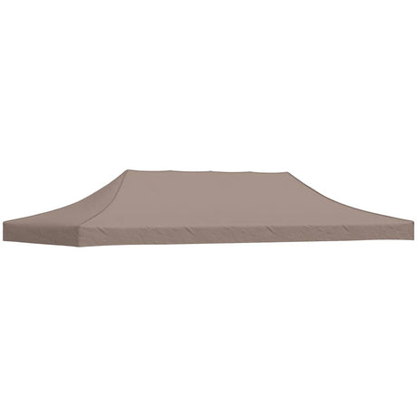 Vidaxl imprezowy dach namiotu 270 g m² 6x3 m Taupe