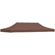 Vidaxl Party Tent Dach 270 G m² 6x3 M Brown