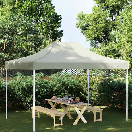 Vidaxl imprezowy dach namiotu 270 g m² 4x3 m krem