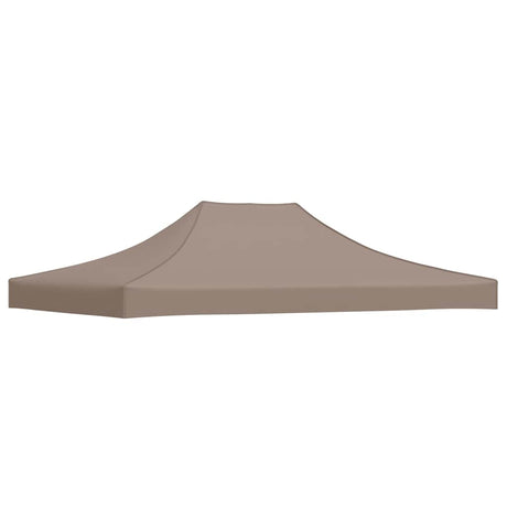 Vidaxl imprezowy dach namiotu 270 g m² 4x3 m taupe