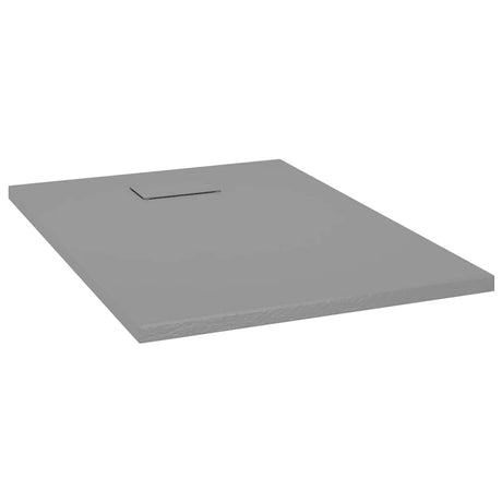 Vidaxl Shower Tray 100x70 cm SMC Grey