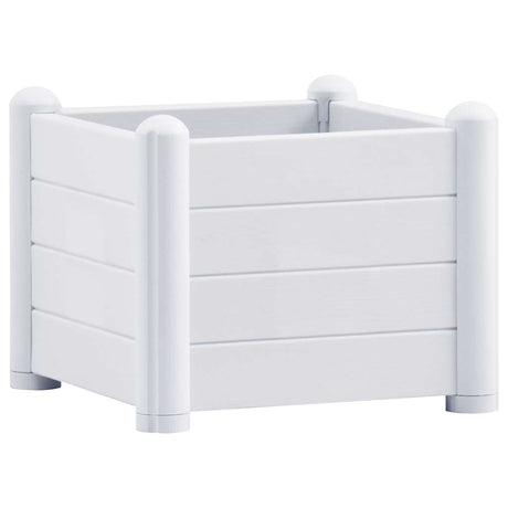 Sadzarka vidaxl podniesiona 43x43x35 cm pp biały