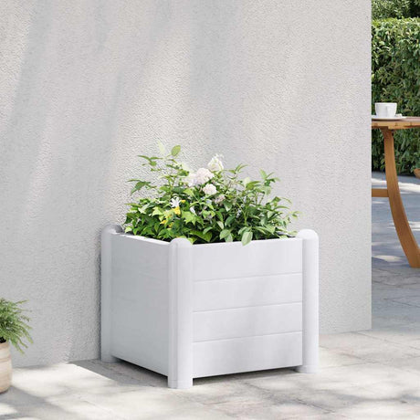 Sadzarka vidaxl podniesiona 43x43x35 cm pp biały
