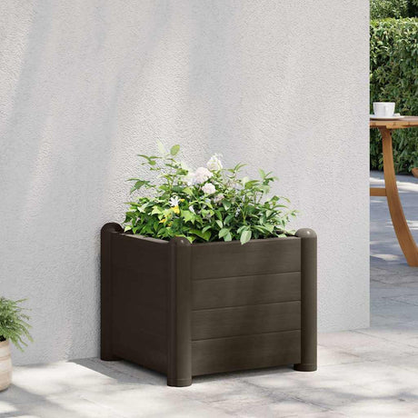 Vidaxl Sadzacza wstawka 43x43x35 cm pp mokka