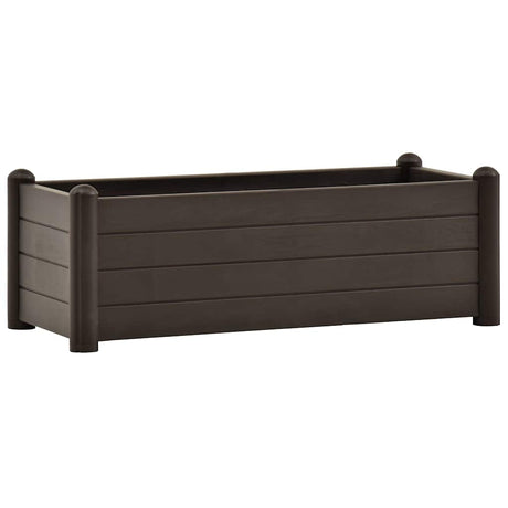 Vidaxl Planning Box podniesiony 100x43x35 cm pp mokka