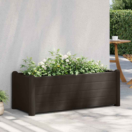 Vidaxl Planning Box podniesiony 100x43x35 cm pp mokka