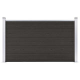 Vidaxl Fence Panel 180x105 cm HKC Black