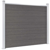Vidaxl Fence Panel 180x146 cm HKC Grey