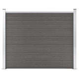 Vidaxl Fence Panel 180x146 cm HKC Grey