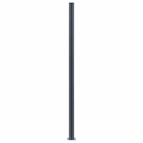 Vidaxl Fence Posts 3 ST 185 cm aluminium ciemnoszary