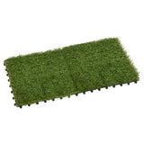 Vidaxl Artificial Grass Tiles 11 St 30x30 cm zielony
