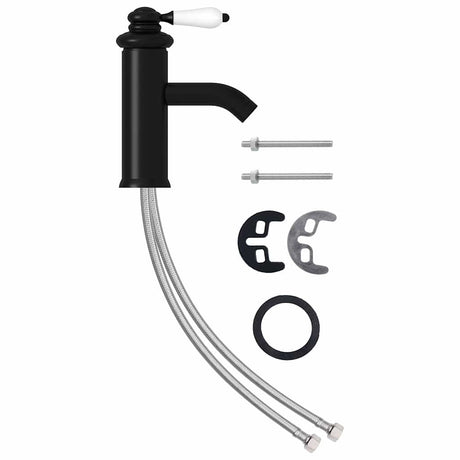 Vidaxl Washbasin Faucet 130x180 mm Czarny