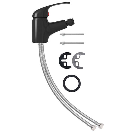 Vidaxl Bidet Valve 13x12 cm czarny