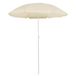 Vidaxl Parasol ze stalowym biegunem 180 cm -kolanowym