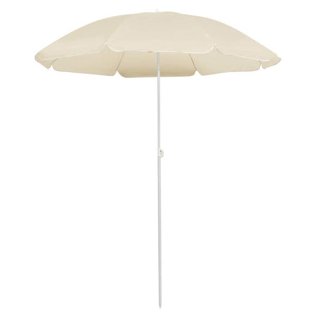 Vidaxl Parasol ze stalowym biegunem 180 cm -kolanowym