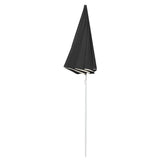 Vidaxl Parasol ze stalowym biegunem 180 cm antracytowym