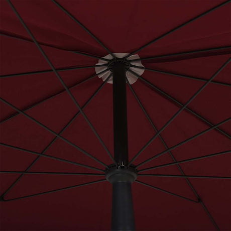 Vidaxl Parasol z biegunem 200x130 cm Bordeaux Red