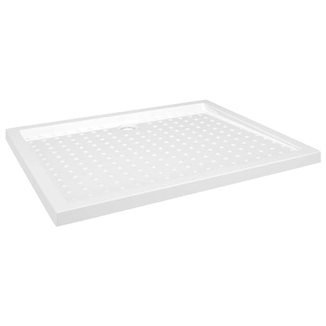 Vidaxl Shower Tray z kołkami 80x100x4 cm ABS White