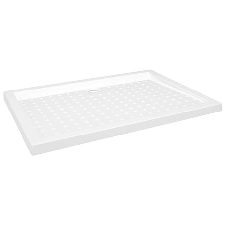 VIDAXL Prysznic z kołkami 70x100x4 cm Abs White