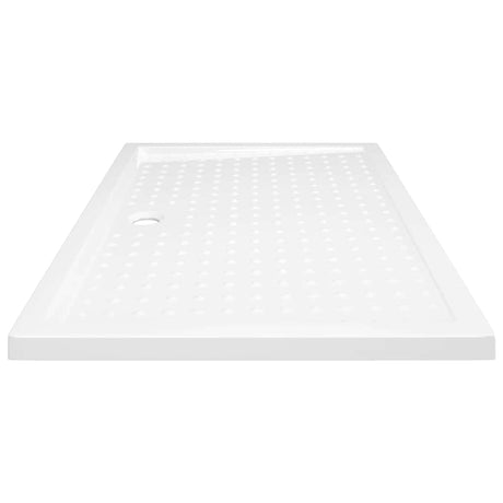 VIDAXL Prysznic z kołkami 80x120x4 cm ABS White