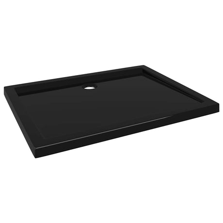 Vidaxl prysznicowa taca na prysznic prostokątna 80x100 cm ABS czarny