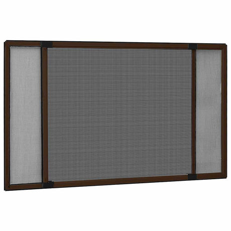 Rozsuwana moskitiera okienna Vidaxx (100-193)x75 cm brązowa