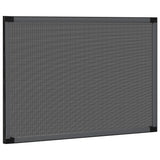Vidaxl raamhor uitschuifbaar (100-193)x75 cm antracietkleurig