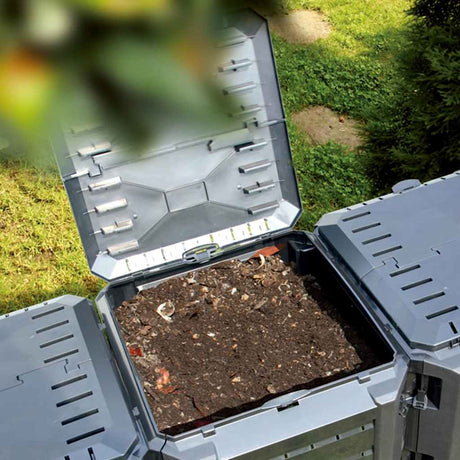 Vidaxl Compost Bin 380 L Black