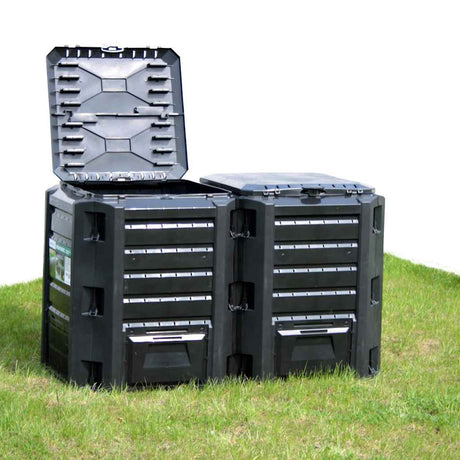 Vidaxl Compost Bin 380 L Black