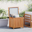 Vidaxl opbergbox 60x50x58 cm massief teakhout
