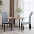 Vidaxl eetkamerstoelen 2 st fluweel lichtgrijs