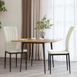 Vidaxl eetkamerstoelen 2 st fluweel crèmekleurig