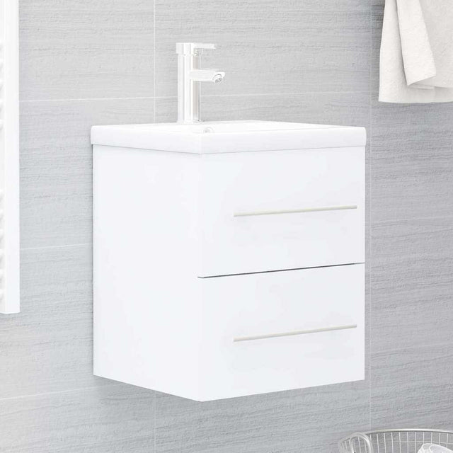 Vidaxl wastafelkast 41x38,5x48 cm bewerkt hout wit