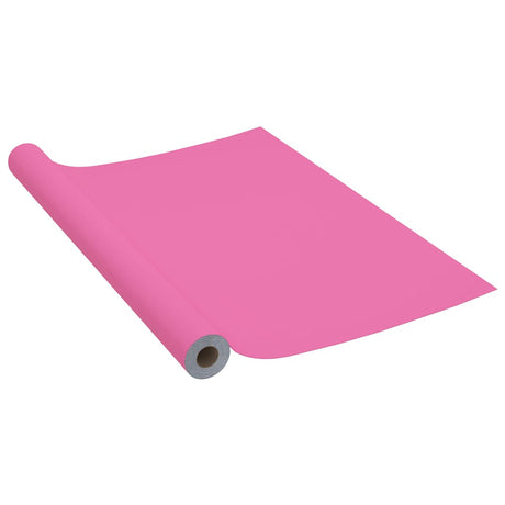 Vidaxl meble olej samozwańczy 500x90 cm PVC wysoko połyskowy różowy