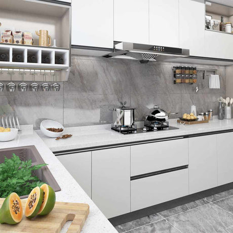 Folie meblowe Vidaxx samoprzylepne 2 szt. 500x90 cm PCV białe