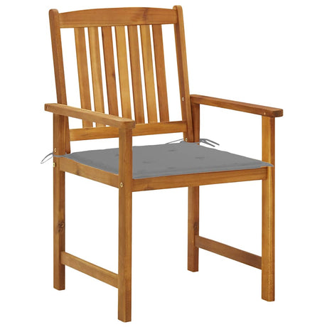 Vidaxl tuinstoelen 4 st met kussens massief acaciahout