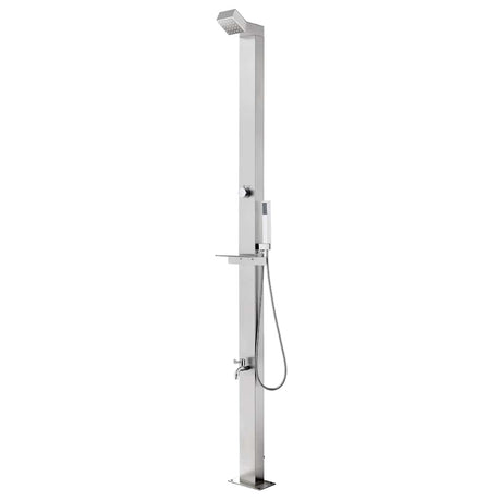 Vidaxl Outdoor Shower 220 cm stal nierdzewna