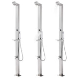 Vidaxl Outdoor Shower 220 cm stal nierdzewna