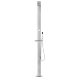 Vidaxl Outdoor Shower 220 cm stal nierdzewna