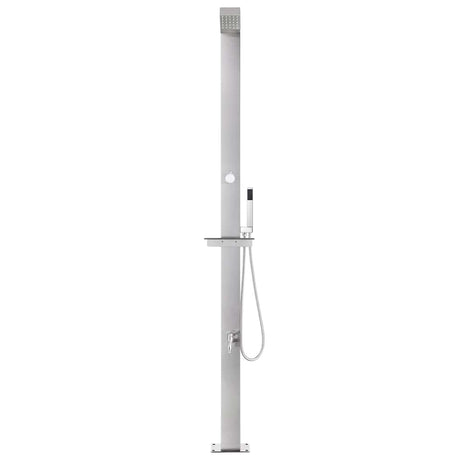 Vidaxl Outdoor Shower 220 cm stal nierdzewna