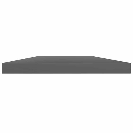 Vidaxl wandschappen 8 st 40x20x1,5 cm spaanplaat hoogglans grijs