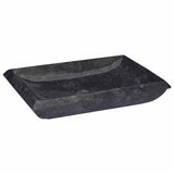 Vidaxl zlew 50x35x10 cm marmurowy czarny