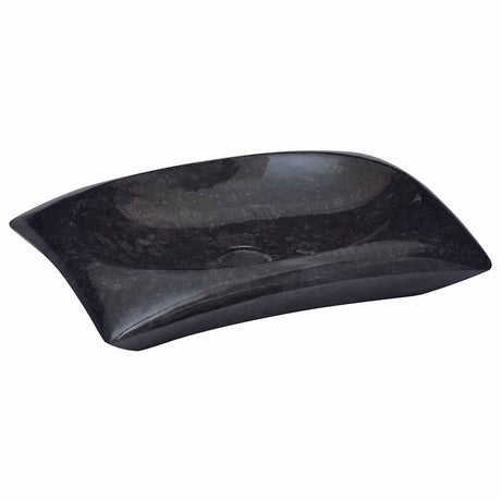 Vidaxl gootsteen 50x35x10 cm marmer zwart