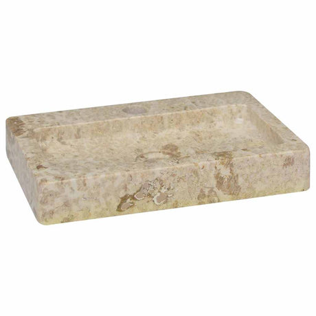 Vidaxl Washbasin Wall -MOULED 38X24X6,5 CM Marmurowy krem ​​-