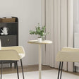 Vidaxl tafelblad ø40x2,5 cm marmer crèmekleurig