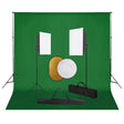 Zestaw do studia fotograficznego Vidaxxl ze światłami softbox, tłem i reflektorem