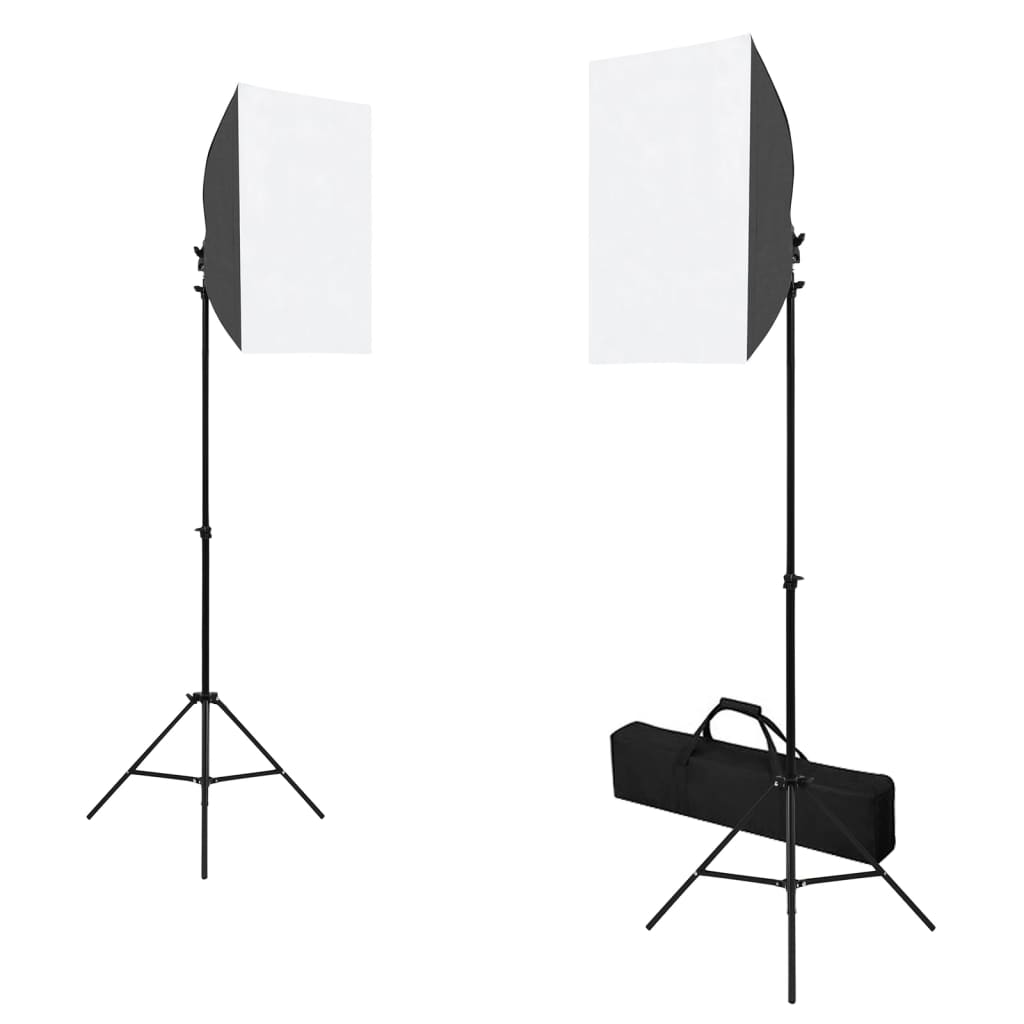 Zestaw do studia fotograficznego Vidaxxl ze światłami softbox, tłem i reflektorem